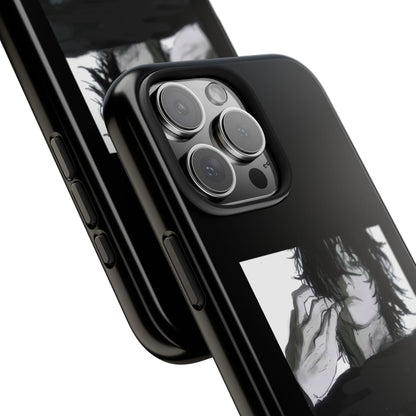 Artistic Tough Phone Case - Edgy Design for the Modern Individual