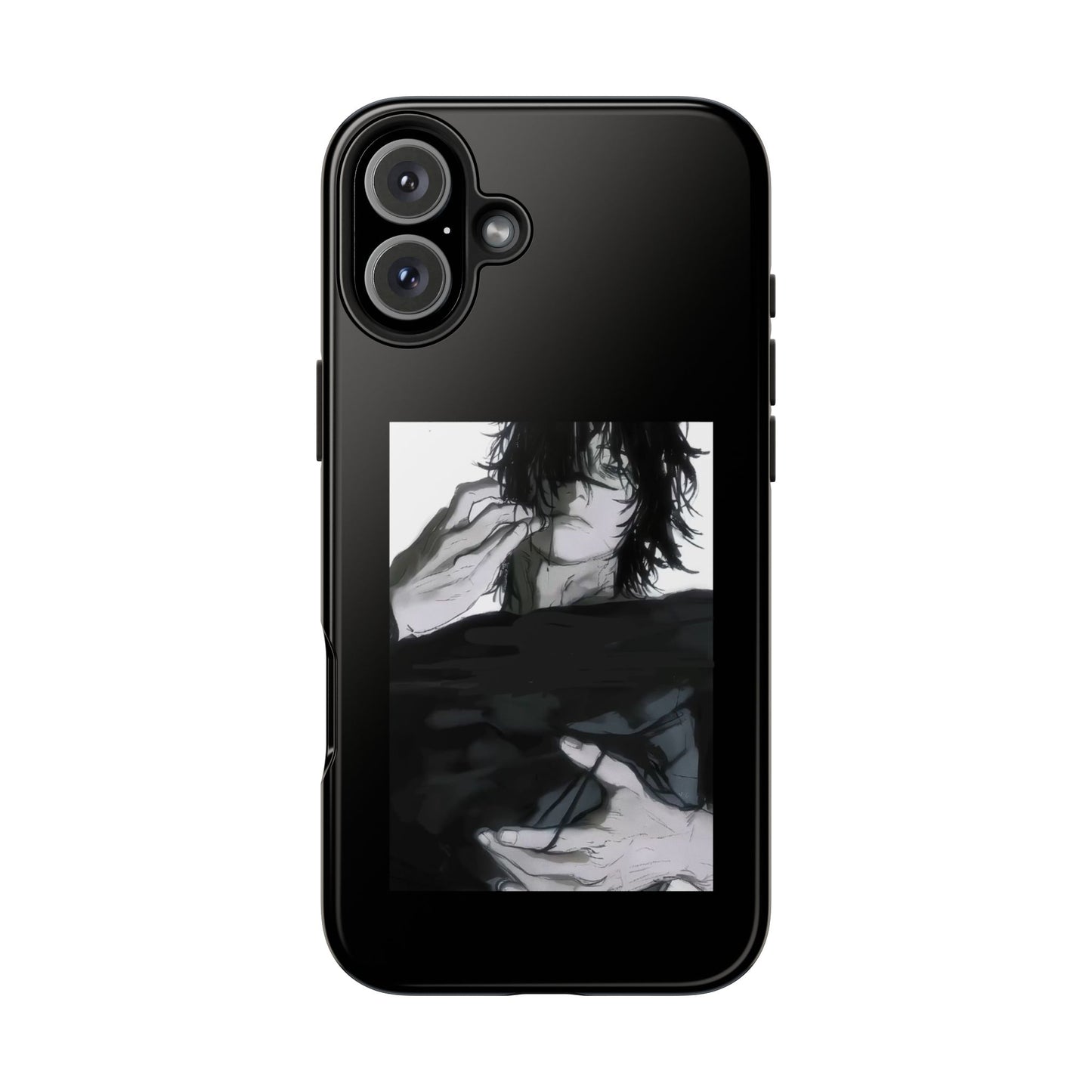 Artistic Tough Phone Case - Edgy Design for the Modern Individual