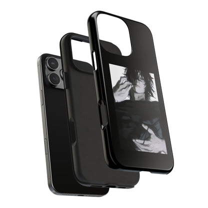 Artistic Tough Phone Case - Edgy Design for the Modern Individual